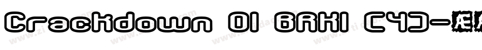 Crackdown O1 BRK1 (4)字体转换